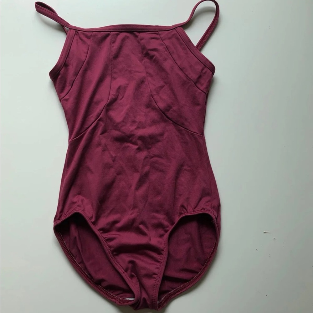 Burgundy Capezio Leotard